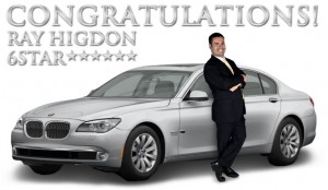 Ray Higdon, Numis Network 6 Star, Winner of BMW 750li