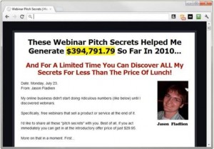 2010 Sales Letter for Webinar Pitch Secrets